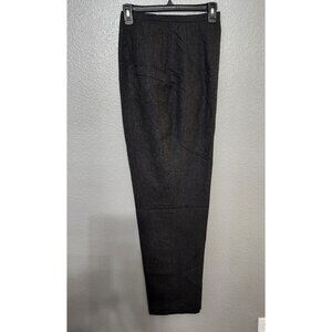 Harvé‎ Benard Sport Womens Wool-Blend Charcoal Dress Pants Size 14 Lined